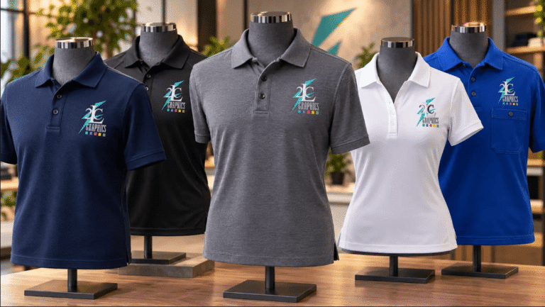 Custom Embroidered Polo Shirts Make It Easier to Match Company Apparel with the Workday